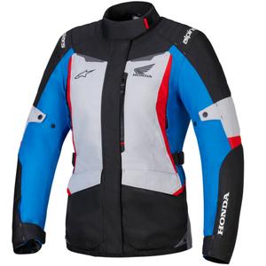 Alpinestars Stella ST-1 Waterdichte dames motorjas Honda collectie grijs-blauw-zwart-rood