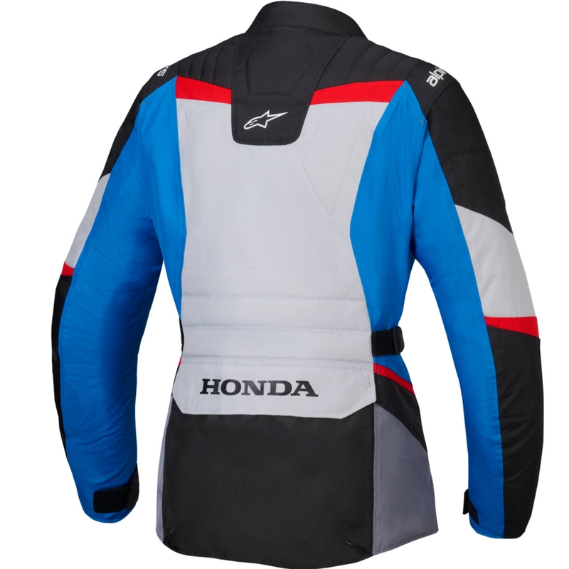 Alpinestars Stella ST-1 Waterdichte dames motorjas Honda collectie grijs-blauw-zwart-rood