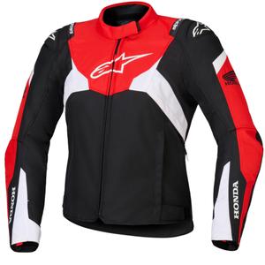 Alpinestars Stella T-Jaws V4 waterdichte dames motorjas Honda Collection zwart-rood-wit