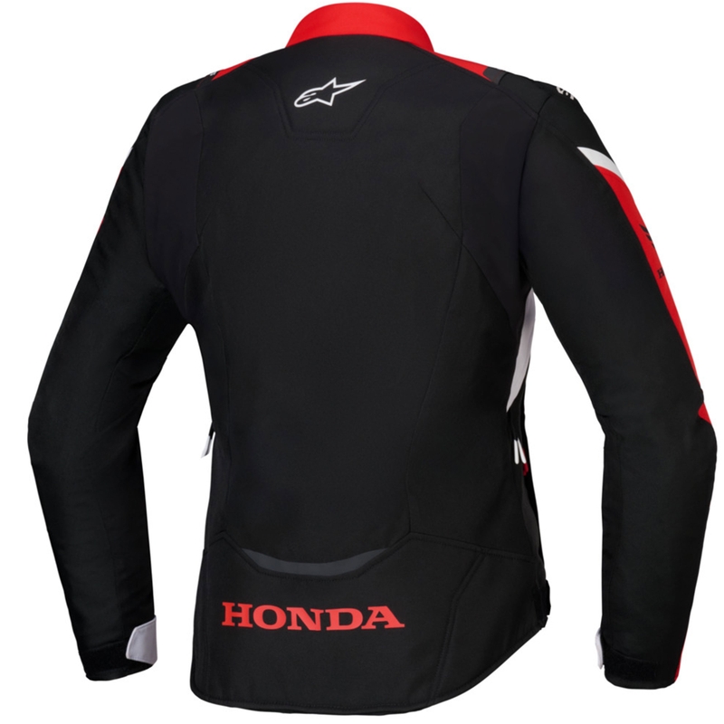 Alpinestars Stella T-Jaws V4 waterdichte dames motorjas Honda Collection zwart-rood-wit