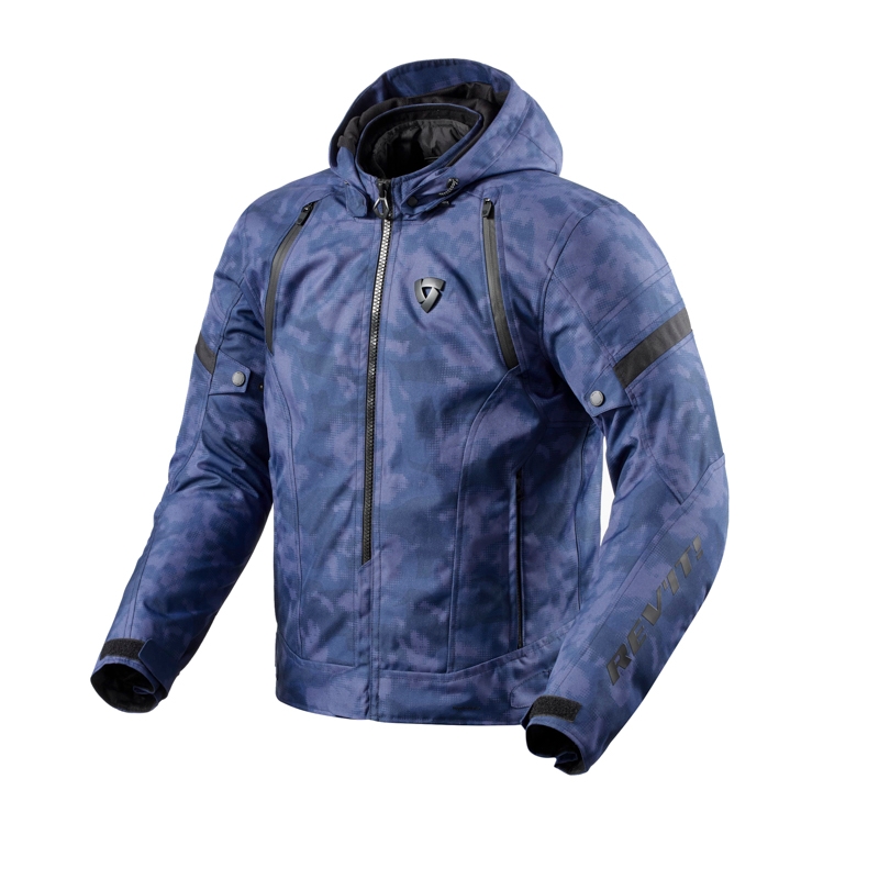 Revit Flare 3 H2O camo blauwe motorjas