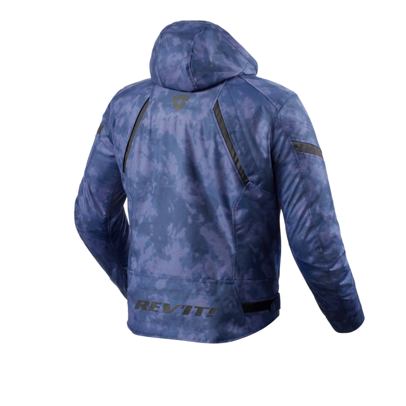 Revit Flare 3 H2O camo blauwe motorjas