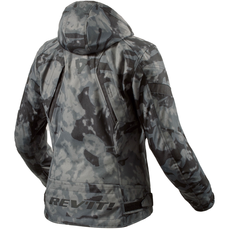 Revit Flare 3 H2O dames motorjas camouflage donkergrijs