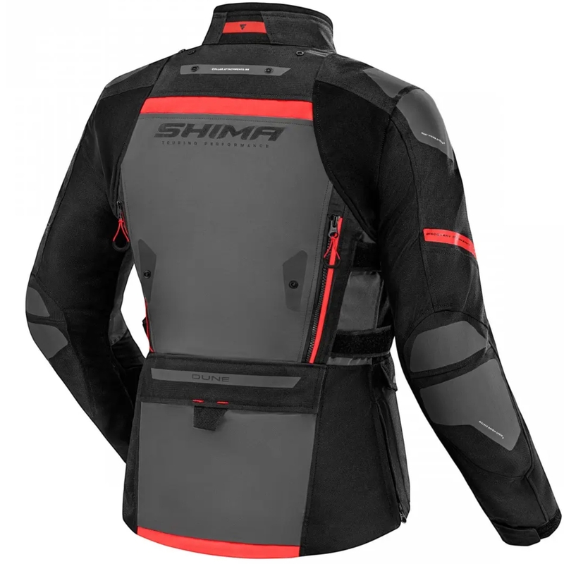 Dames motorjack Shima Dune rood