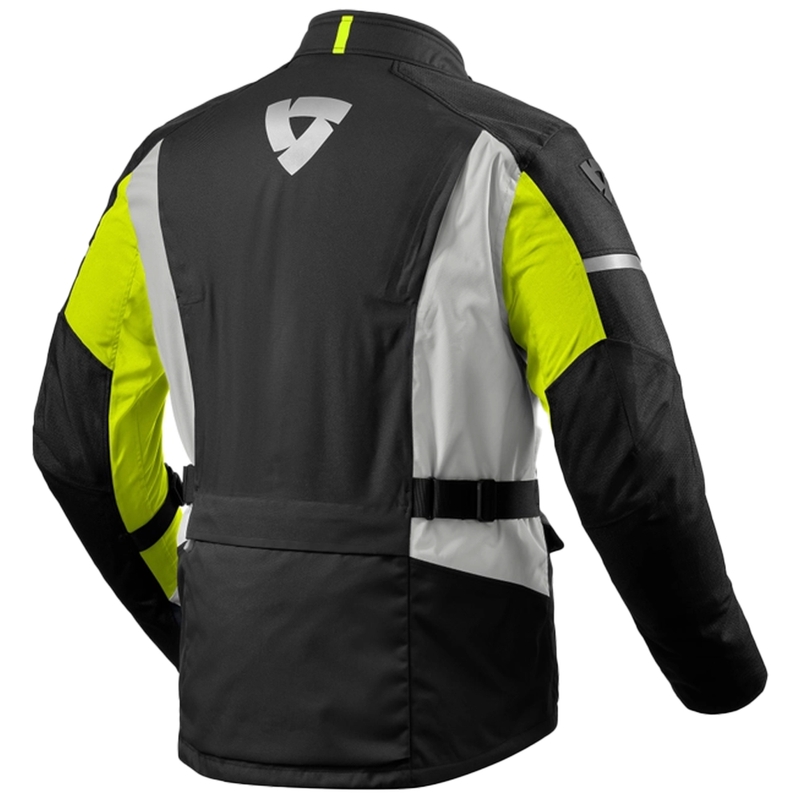 Revit Horizon 3 H2O zwart-fluo gele motorjas