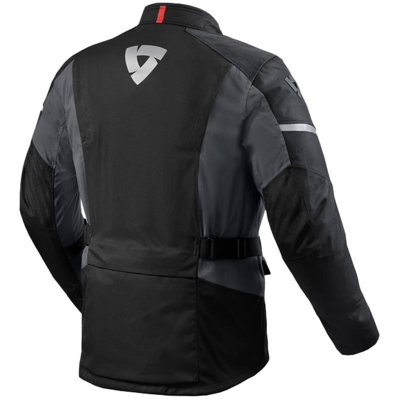 Revit Horizon 3 H2O zwart-witte motorjas