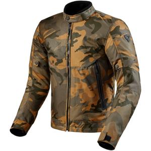 Revit Shade H2O camo-groene motorjas