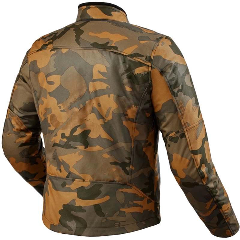 Revit Shade H2O camo-groene motorjas