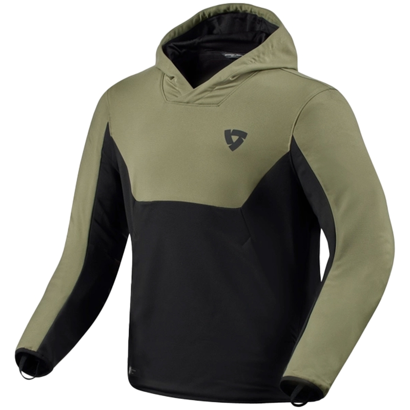Revit Andon zwart-groene motor hoodie
