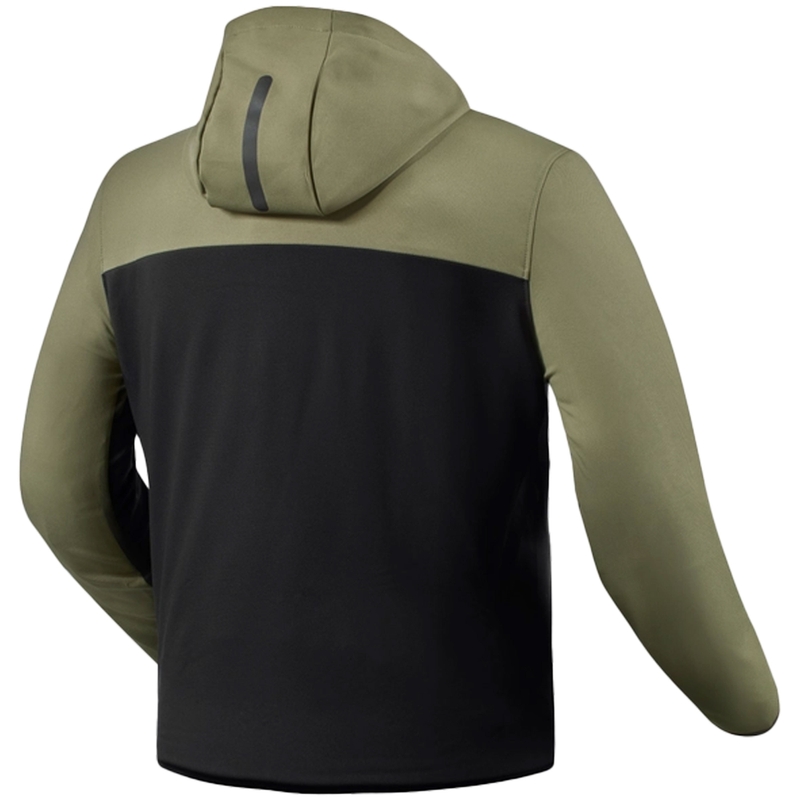 Revit Andon zwart-groene motor hoodie