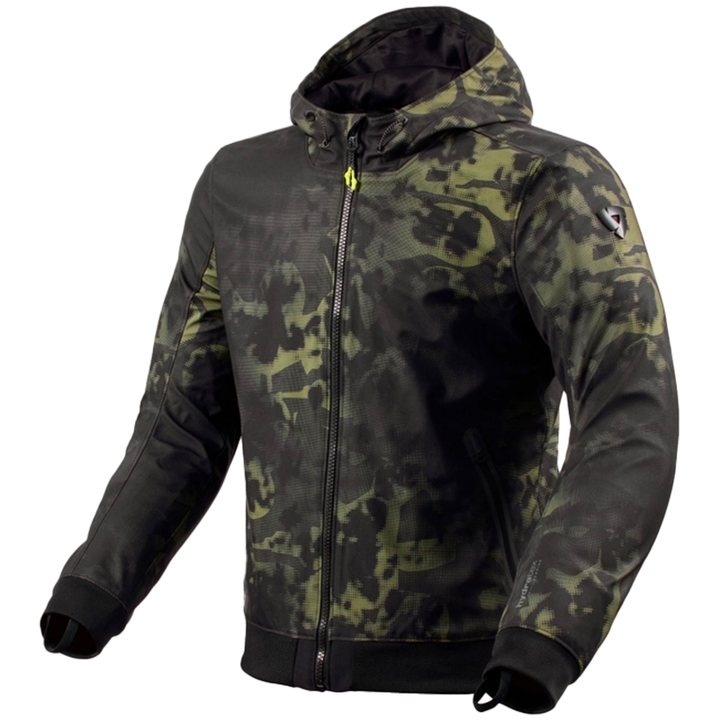 Softshell jas Revit Saros WB zwart-donker groen