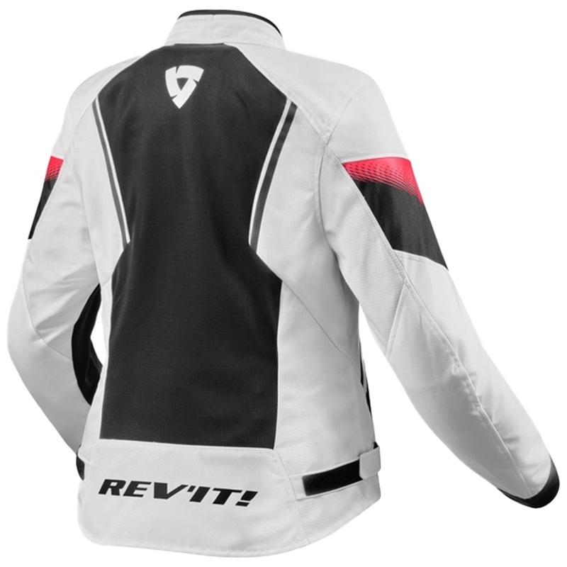 Revit Control Air H2O dames motorjack zwart-wit