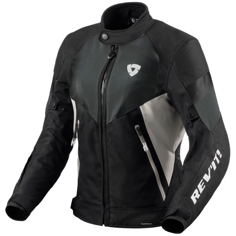 Revit Control H2O Dames Motorjack Zwart-Zilver