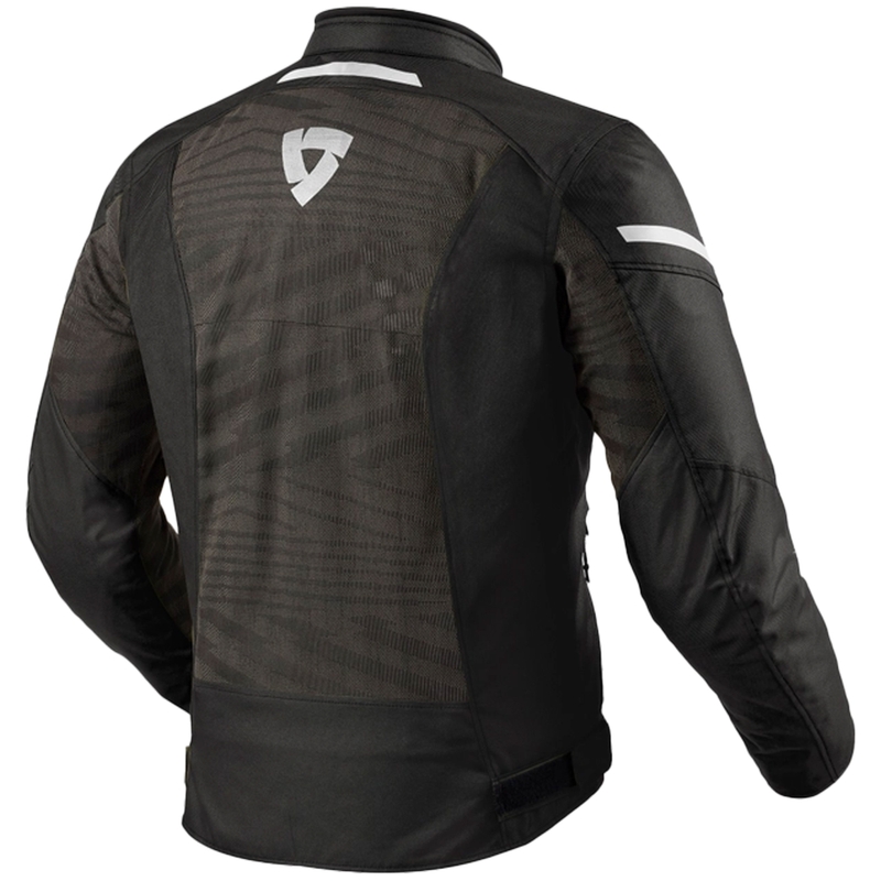 Revit Torque 2 H2O zwart-witte motorjas
