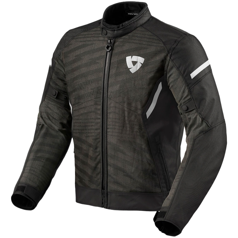 Revit Torque 2 H2O zwart-witte motorjas