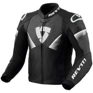 Revit Argon 2 zwart-wit leren motorjack