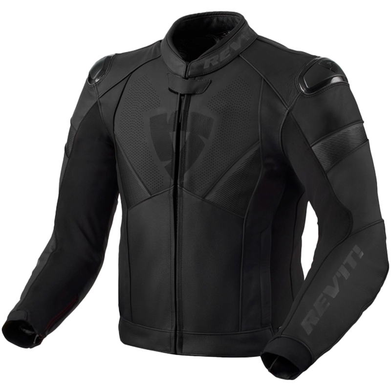 Revit Argon 2 zwart-antraciet leren motorjack