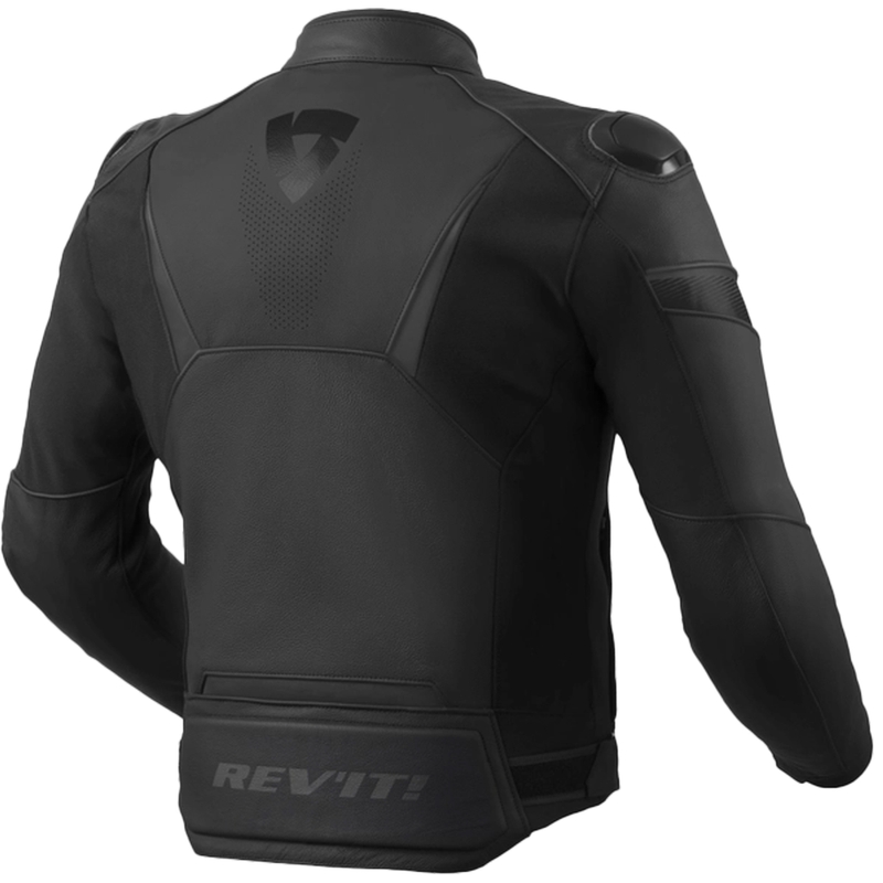 Revit Argon 2 zwart-antraciet leren motorjack