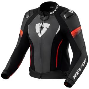 Revit Xena 4 Pro zwart-fluorood leren motorjack voor dames