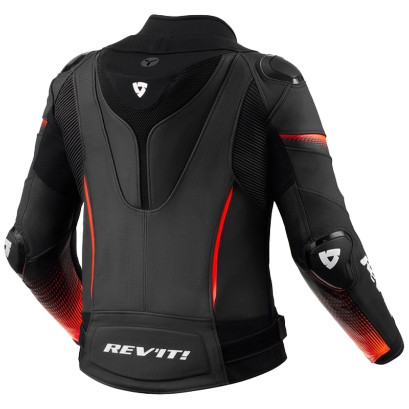 Revit Xena 4 Pro zwart-fluorood leren motorjack voor dames