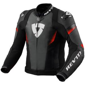 Revit Control zwart-fluorode leren motorjas