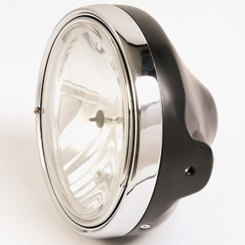 Highsider Smart LTD 7 koplamp met helder glas zwart