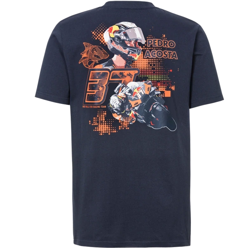 KTM Pedro Acosta T-shirt donkerblauw