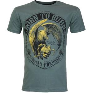 Yakuza Premium Born To Burn Flying Riots Los Angeles T-shirt olijfgroen