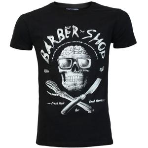 Yakuza Premium Broken Legend T-shirt - Barbershop zwart