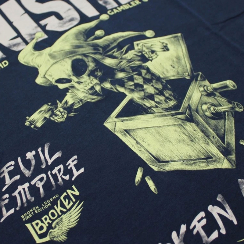 Yakuza Premium Broken Legend T-shirt - Finisher donkerblauw