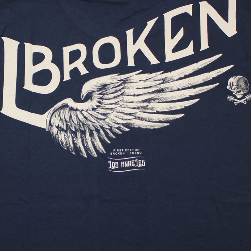 Yakuza Premium Broken Legend T-shirt - Finisher donkerblauw