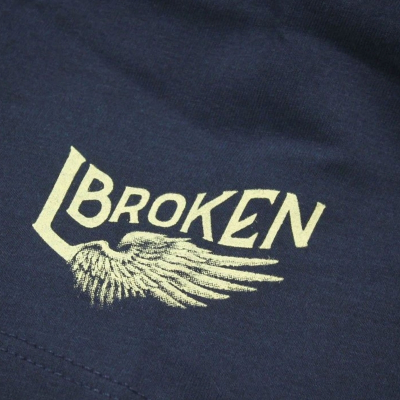 Yakuza Premium Broken Legend T-shirt - Finisher donkerblauw