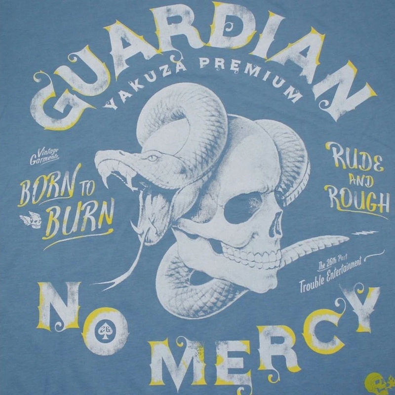 Yakuza Premium Guardian No Mercy t-shirt blauw