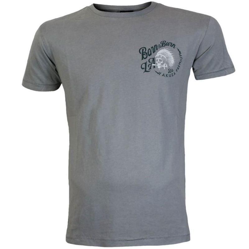 Yakuza Premium Rude and Rough T-shirt - Los Angeles grijs
