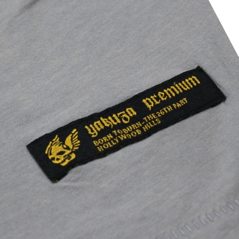 Yakuza Premium Rude and Rough T-shirt - Los Angeles grijs