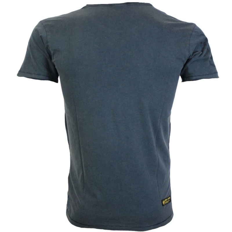 T-shirt Yakuza Premium Rude and Rough Born to Burn - Los Angeles blauw
