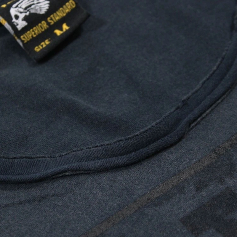 T-shirt Yakuza Premium Rude and Rough Born to Burn - Los Angeles blauw