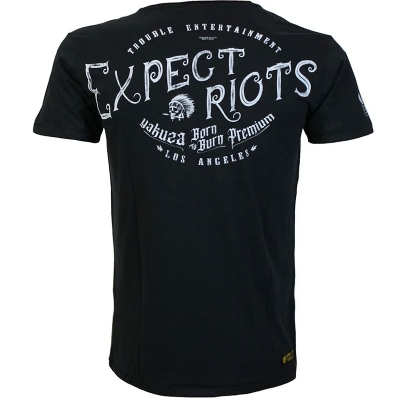 Yakuza Premium Expect Riots T-shirt - Los Angeles zwart