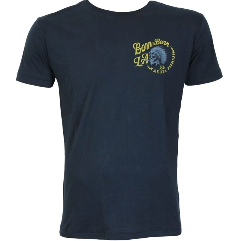 Yakuza Premium Rude and Rough T-shirt - Los Angeles donkerblauw