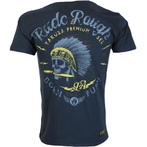 Yakuza Premium Rude and Rough T-shirt - Los Angeles donkerblauw