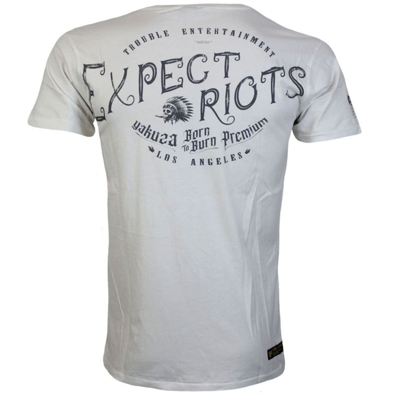 Yakuza Premium Expect Riots T-shirt - Los Angeles wit
