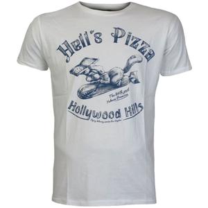 Yakuza Premium Hells Pizza T-shirt - Los Angeles wit
