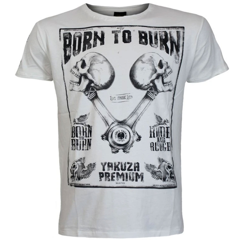 Yakuza Premium Rude and Rough Born to Burn T-shirt - Los Angeles wit