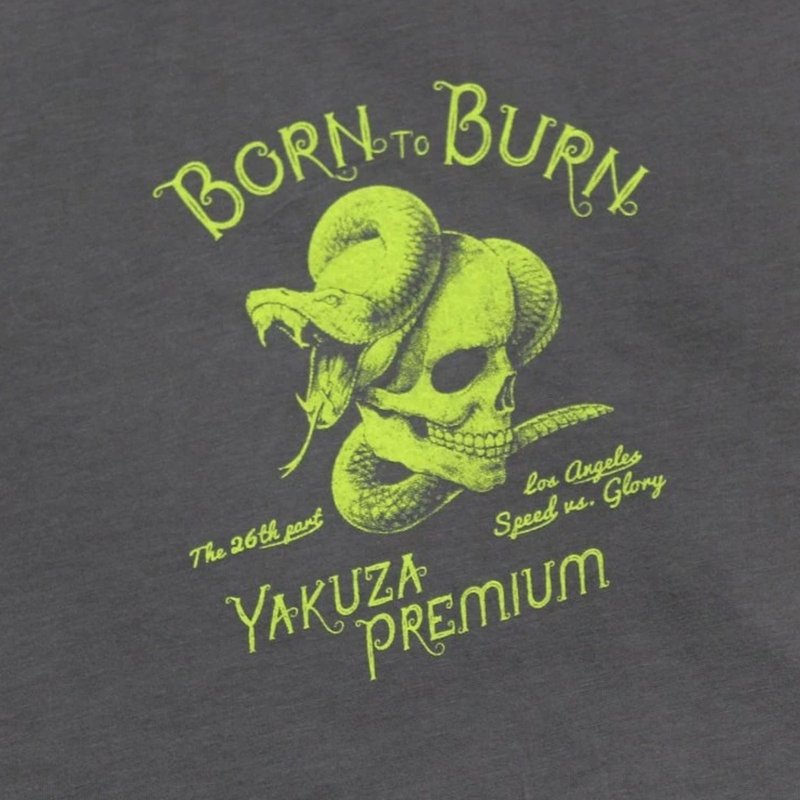 Yakuza Premium Speed en Swashbuckler T-shirt donkergrijs