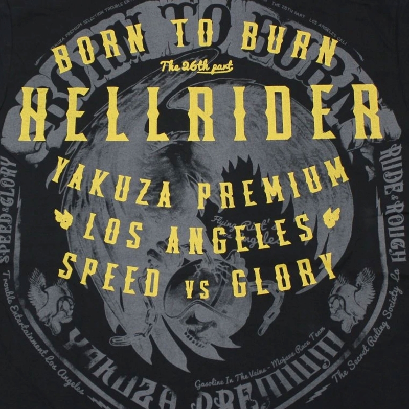 Yakuza Premium Hellrider T-shirt zwart