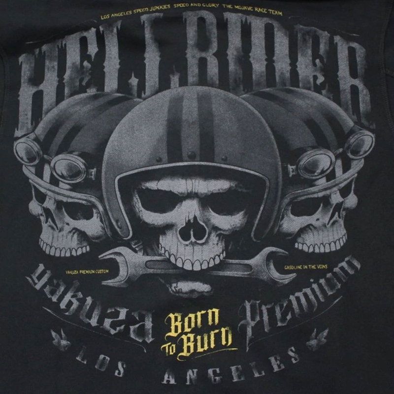 Hoodie Yakuza Premium Hell Rider zwart