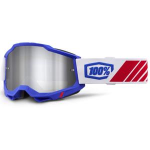 100% Accuri 2 Kolby crossbril met zilverkleurig plexiglas