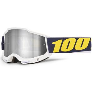 100% Accuri 2 Torc crossbril met zilverkleurig plexiglas