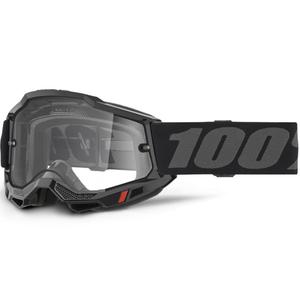 100% Accuri 2 Enduro crossbril met helder plexiglas