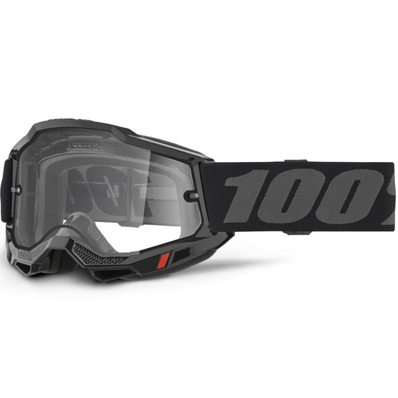100% Accuri 2 Enduro crossbril met helder plexiglas